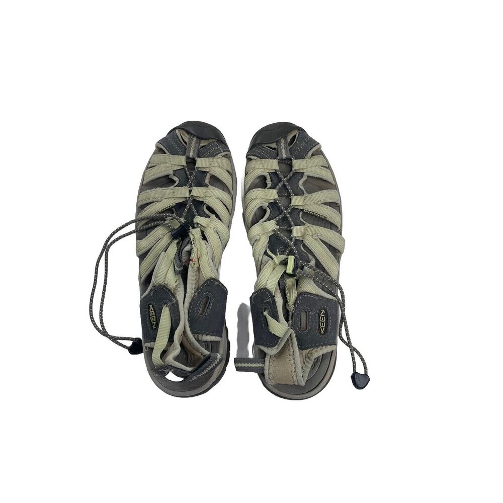 KEEN Women’s Whisper Sandals Green Washable Waterproof Hiking Sz 10.5